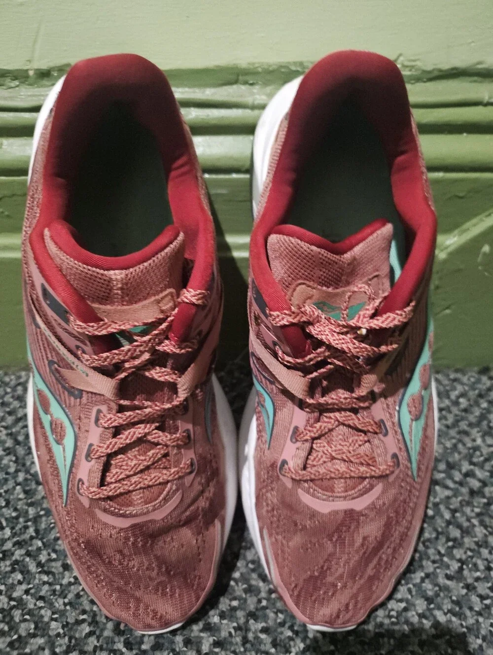 Saucony Women's Running Shoes - Rose Pink with Aqua Accents